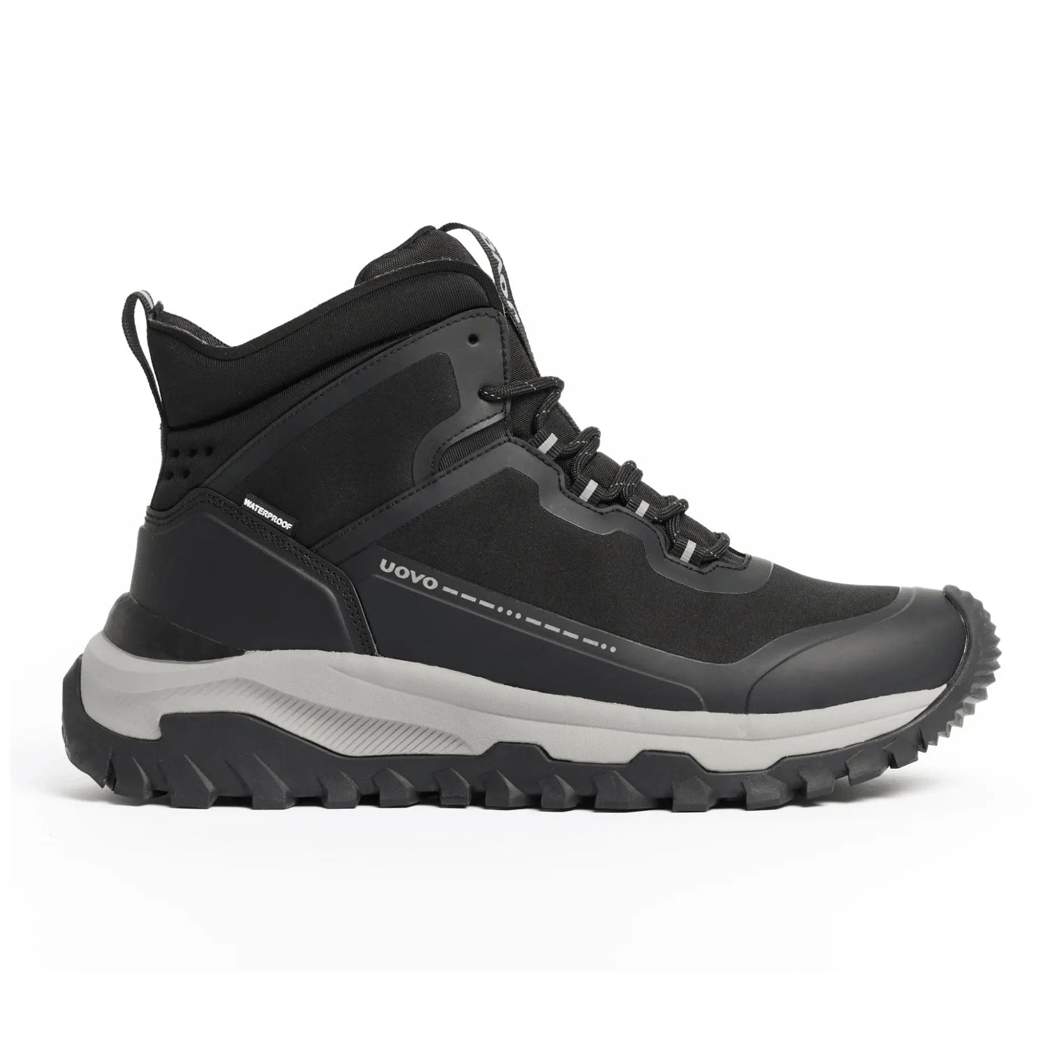 UOVO City Boot Midnight Black, side view alt