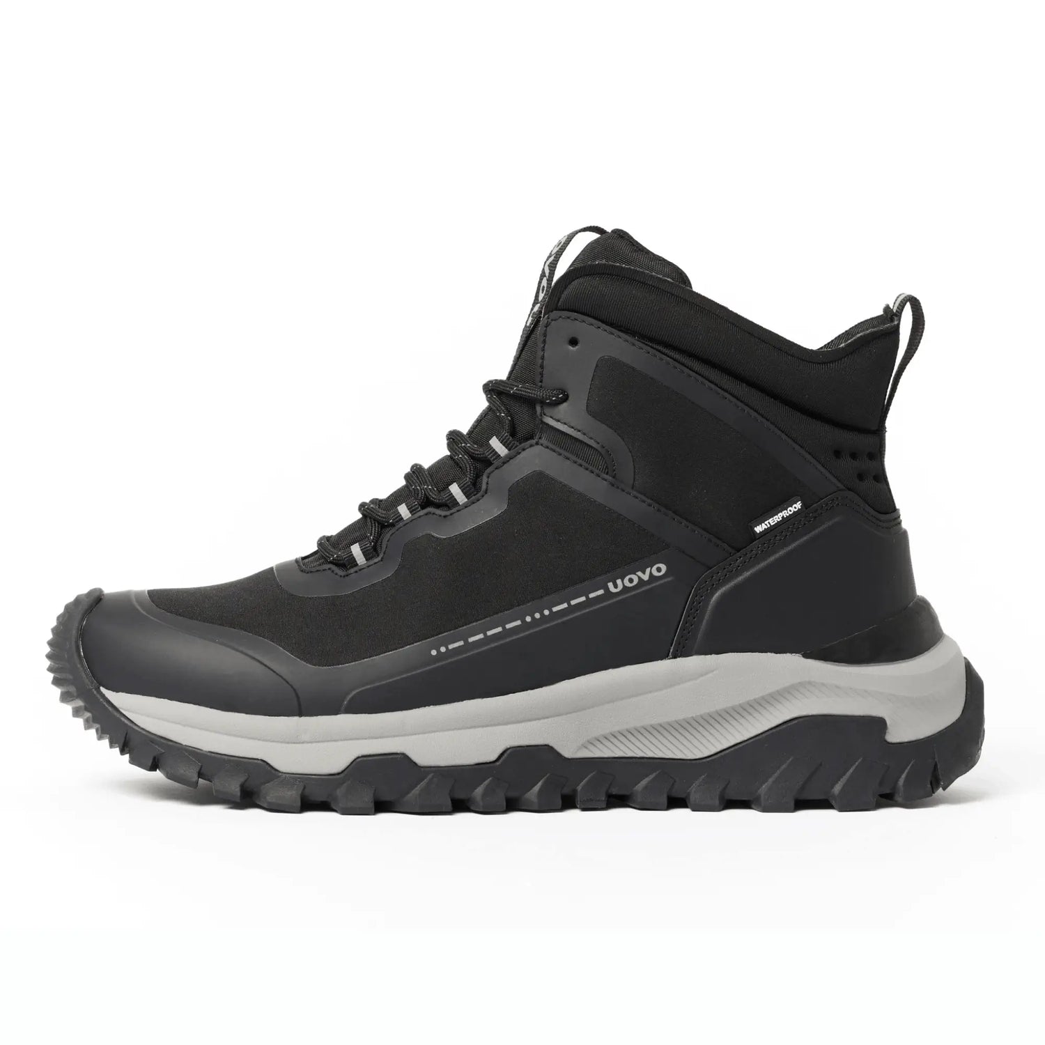 UOVO City Boot Midnight Black, side view