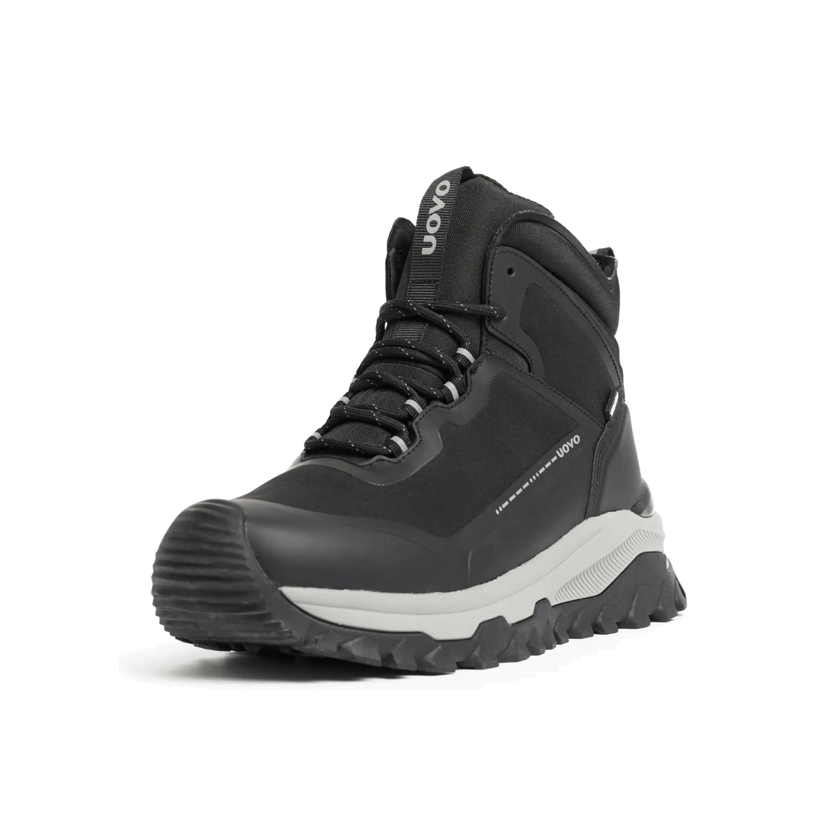 UOVO City Boot Midnight Black, 45 degree view