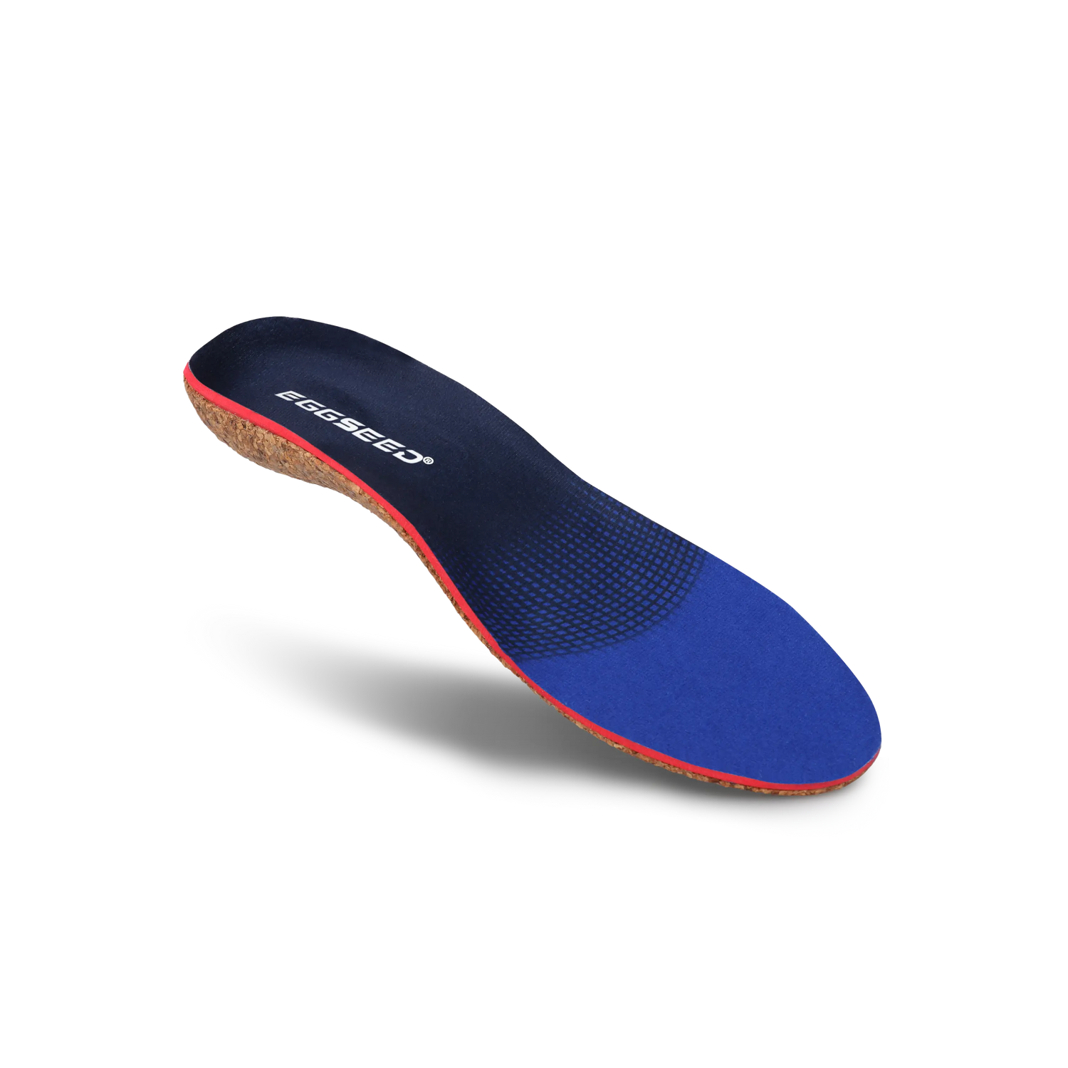 UOVO Cork Orthotic Insoles, 45 degree angle view