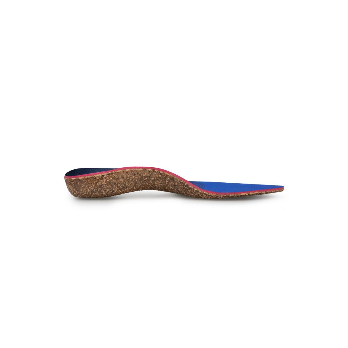 UOVO Cork Orthotic Insoles, front and side view