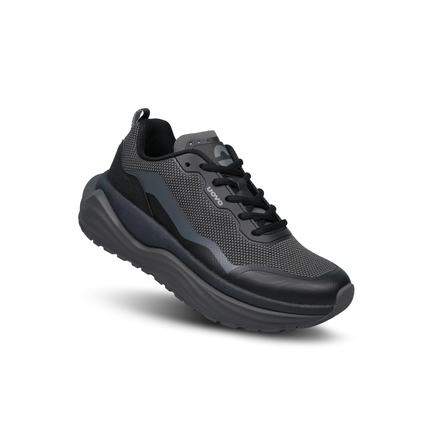 UOVO Flow Midnight Black, 45 degree view