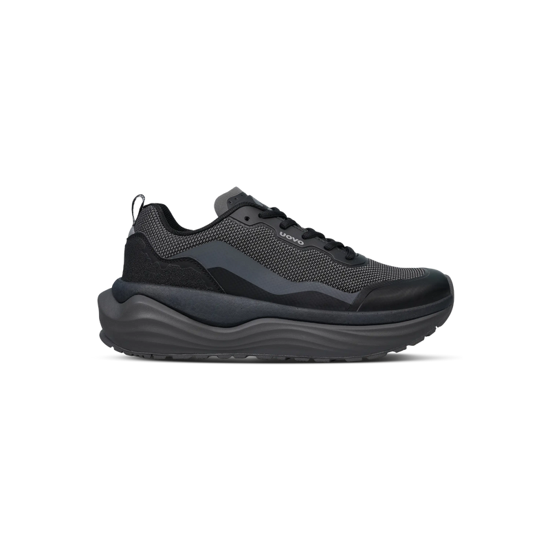 UOVO Flow Midnight Black, side view #color_Midnight-Black