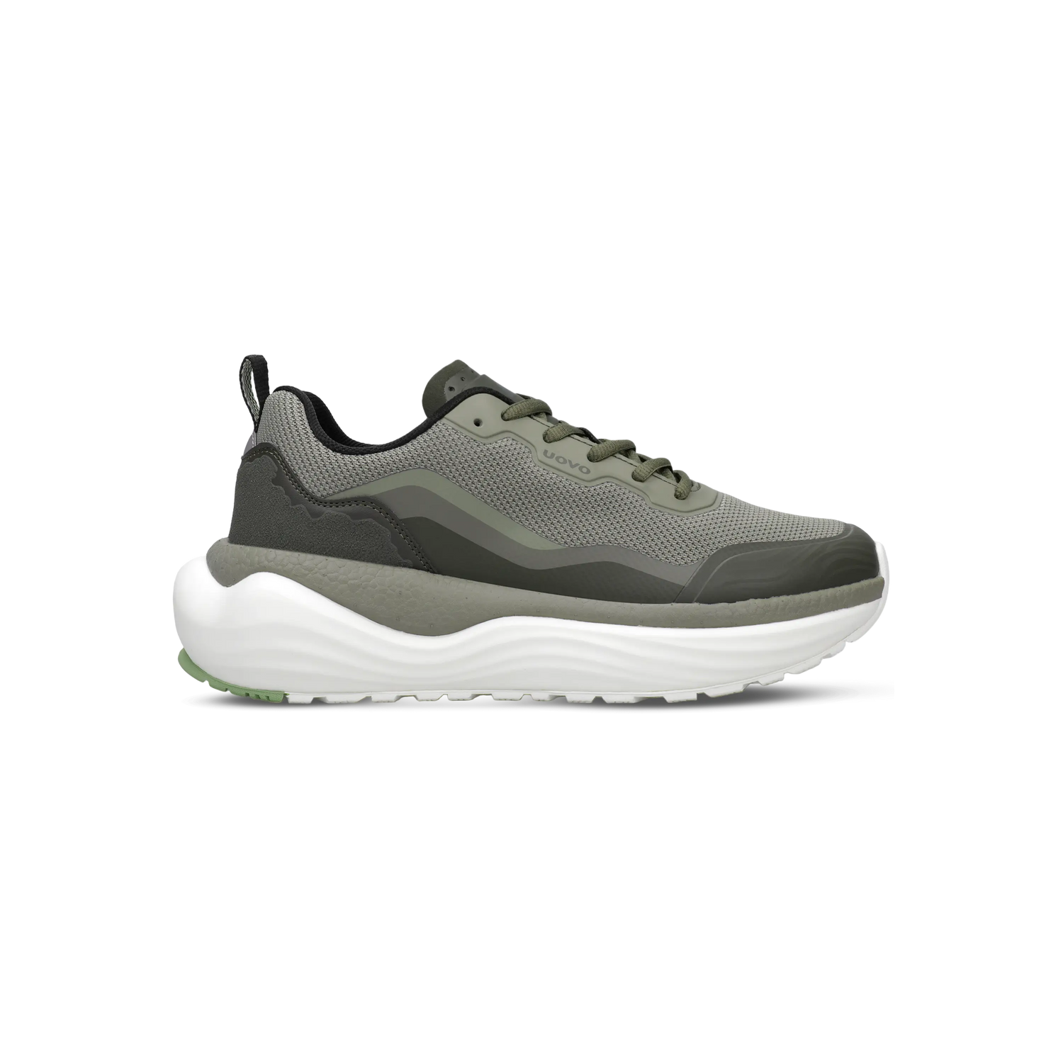 UOVO Flow Moss Green, side view