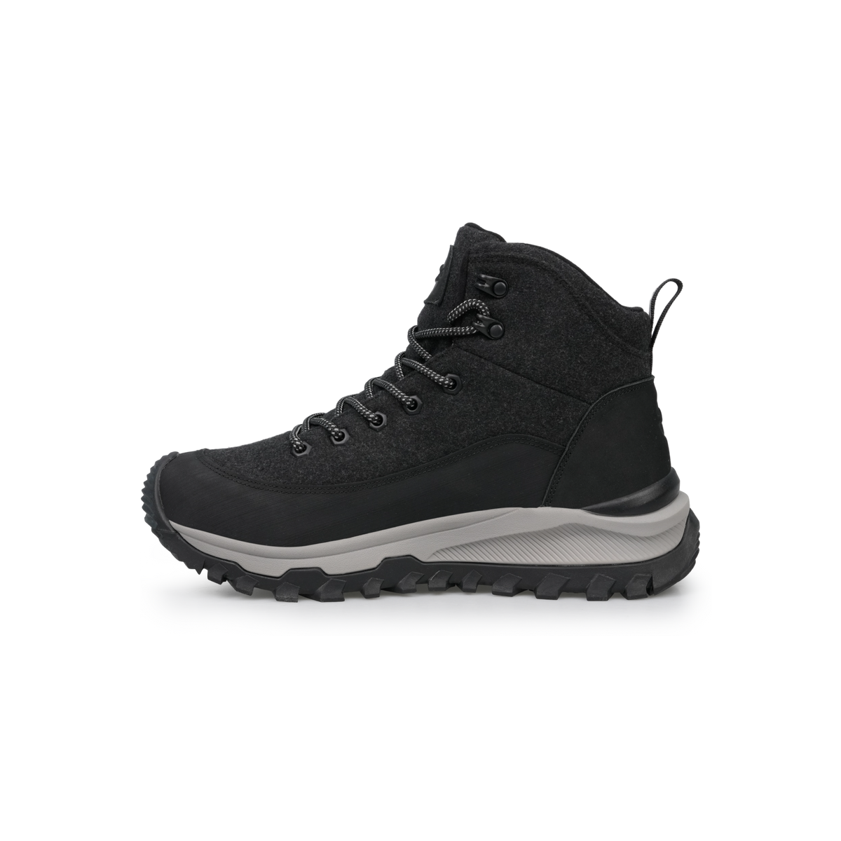 UOVO Monte Black Fleece, side view alt