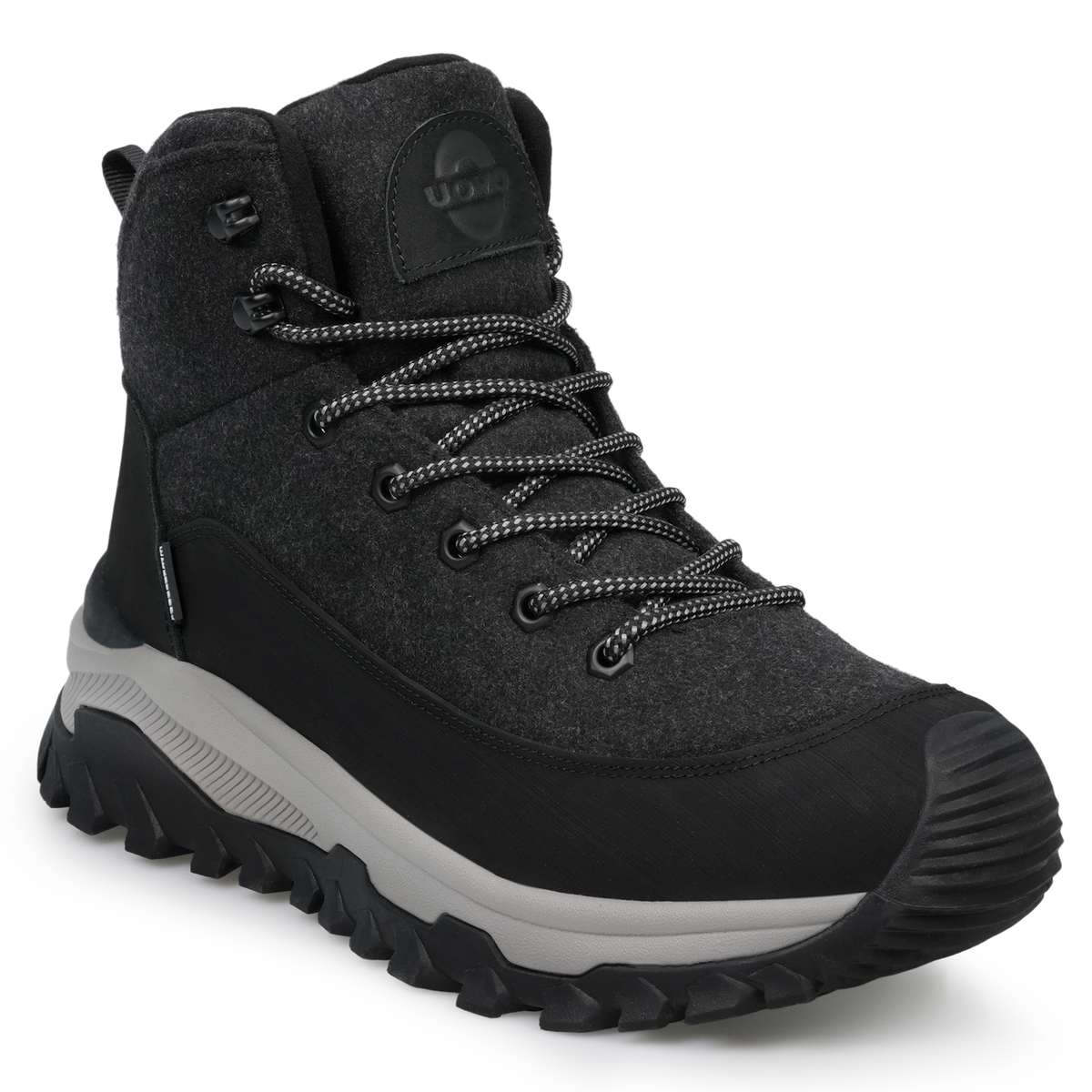 UOVO Monte Black Fleece, Feature Image 1 Perspective View