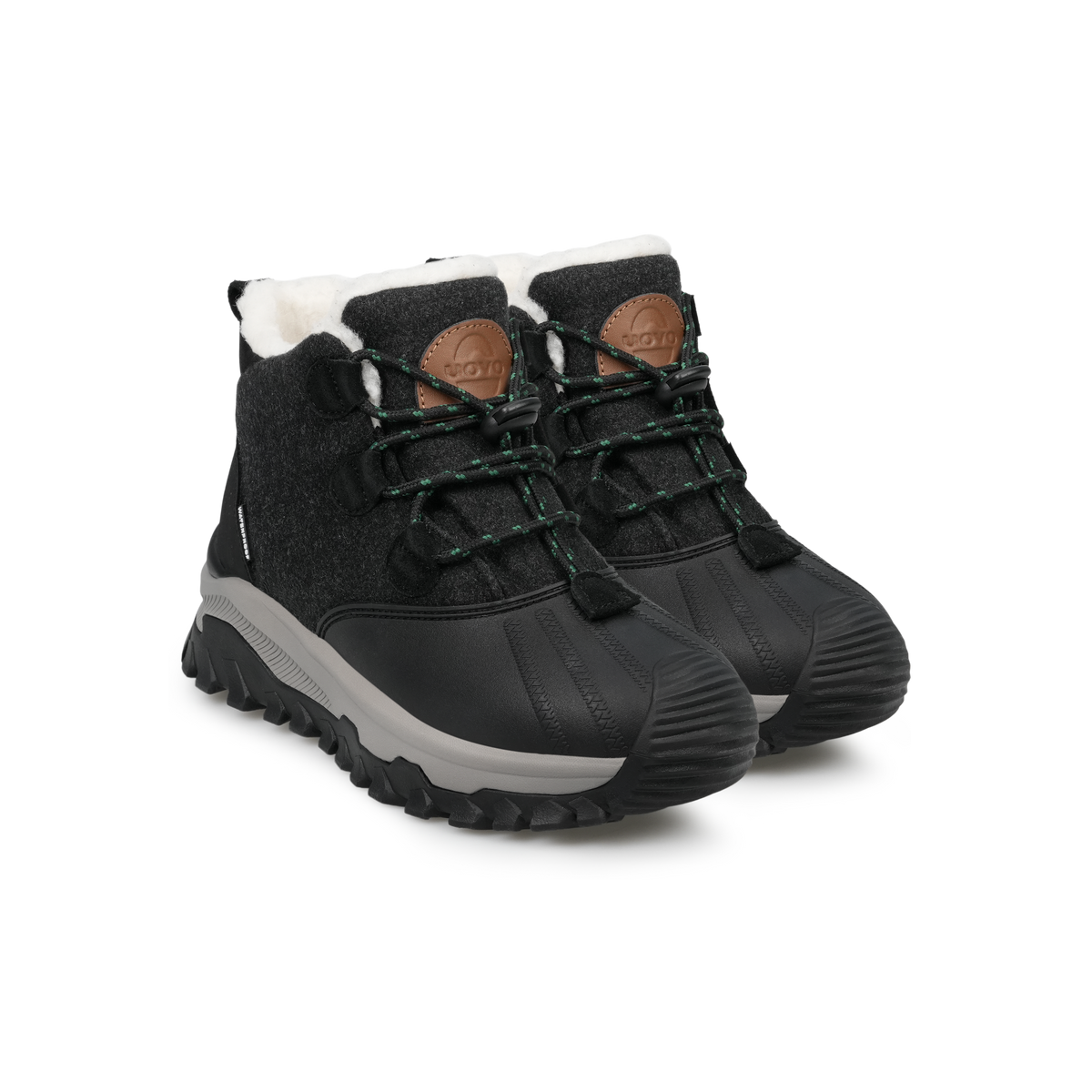 UOVO Monte Kids Black, Pair 45 View