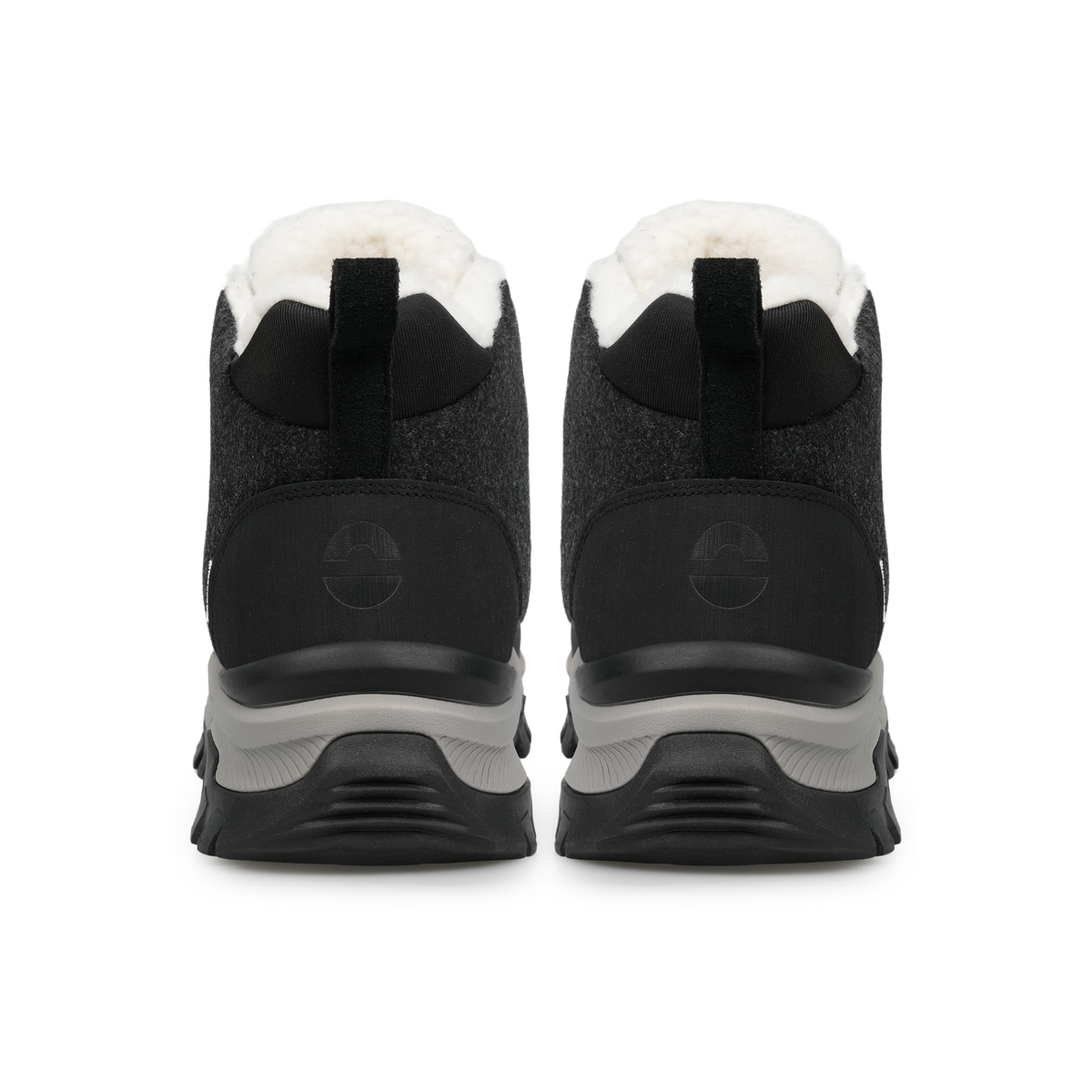 UOVO Monte Kids Black, Pair Back View
