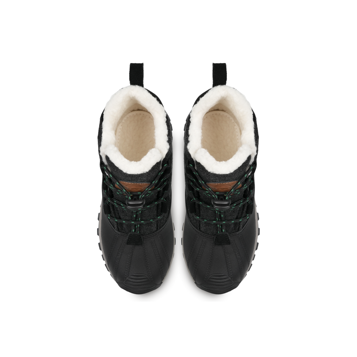 UOVO Monte Kids Black, Pair Top View