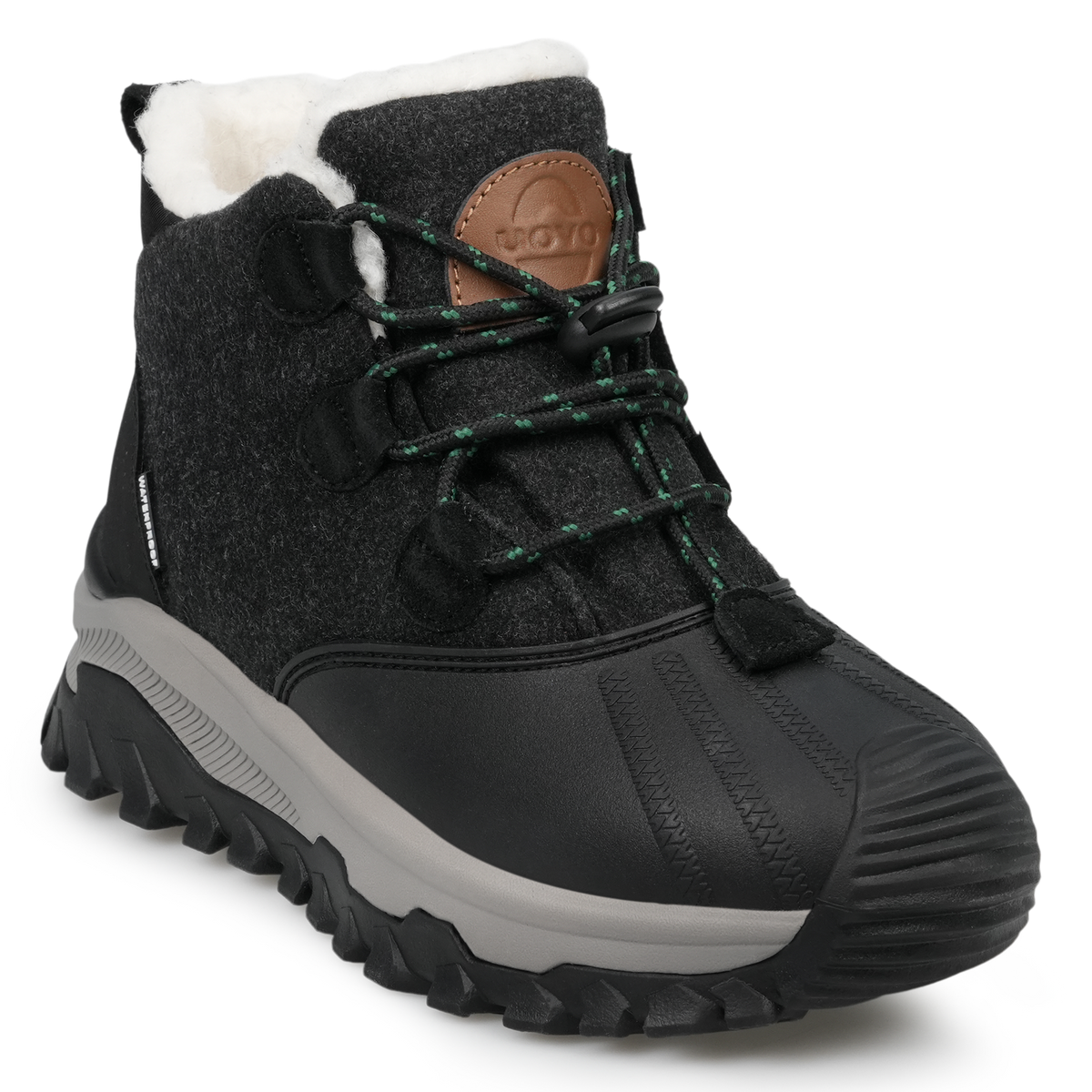 UOVO Monte Kids Black, Feature Image 1 Perspective View