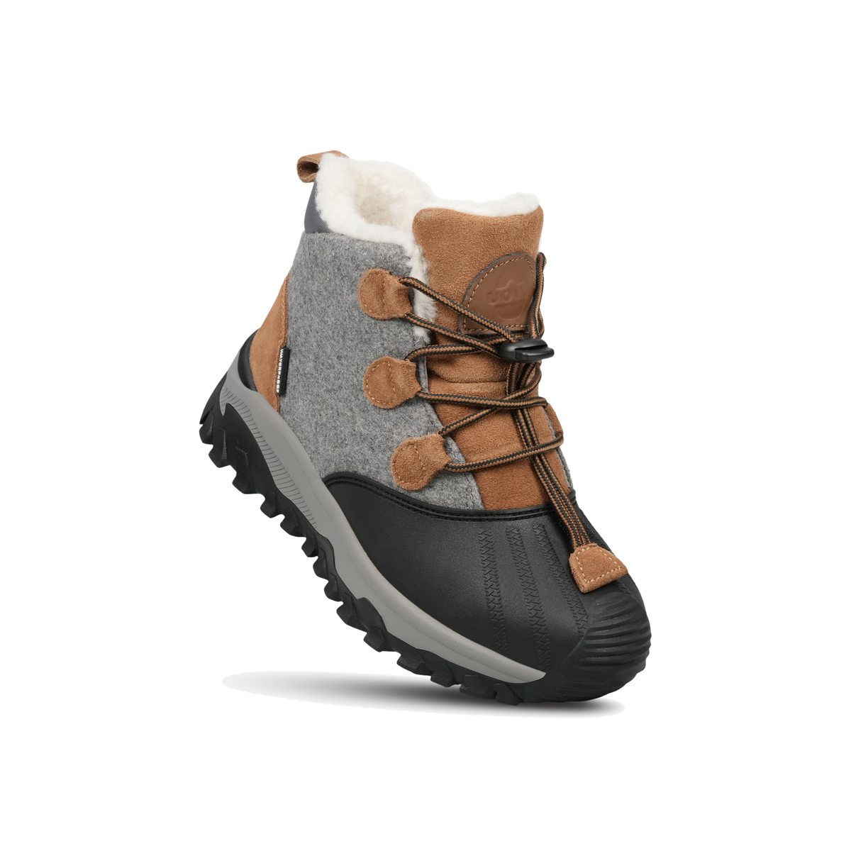 UOVO Monte Kids Gray, 45 degree view