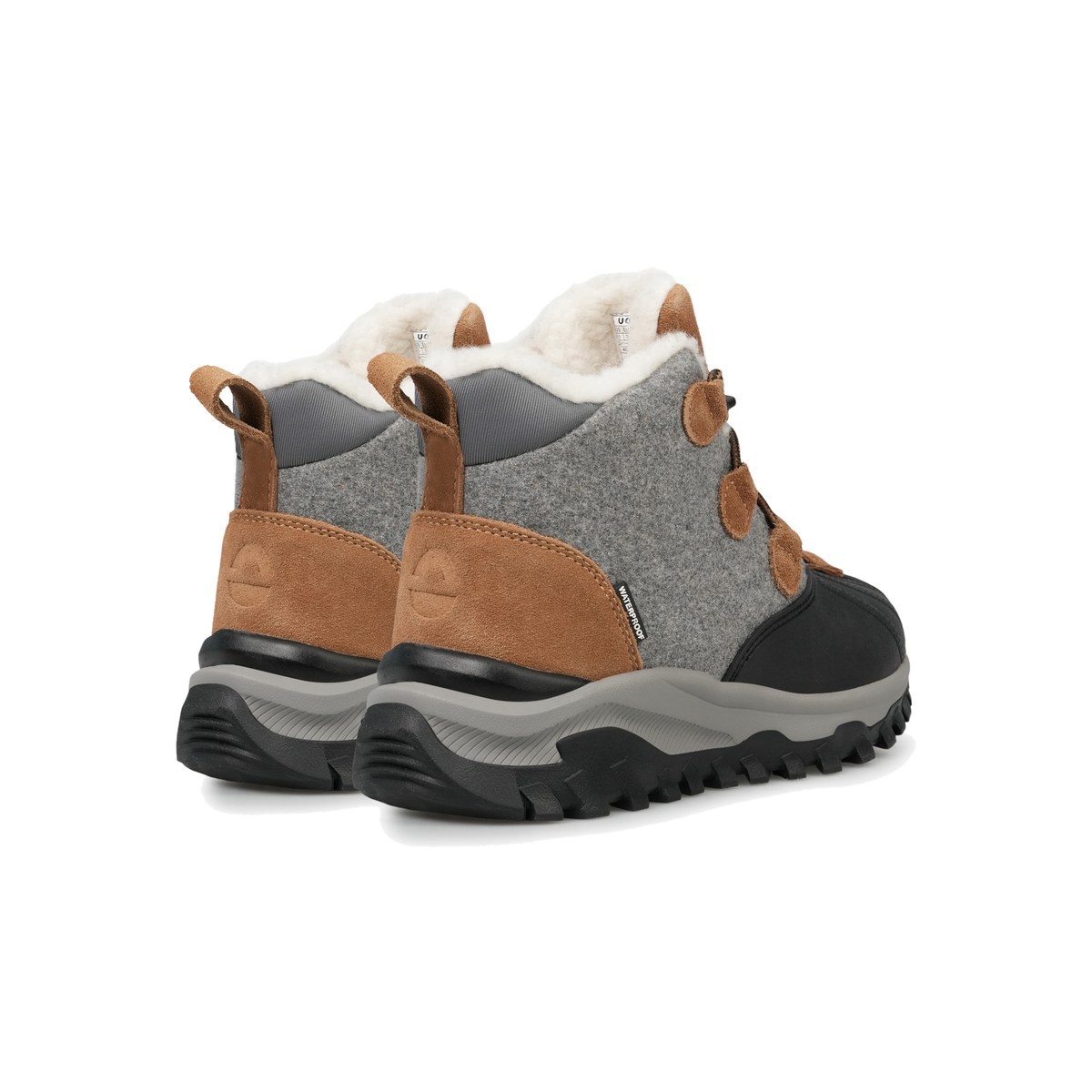 UOVO Monte Kids Gray, Pair Back View