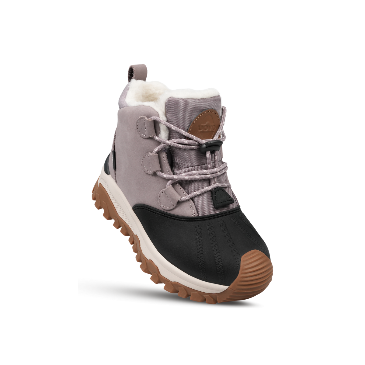 UOVO Monte Kids Gray Purple, 45 degree view
