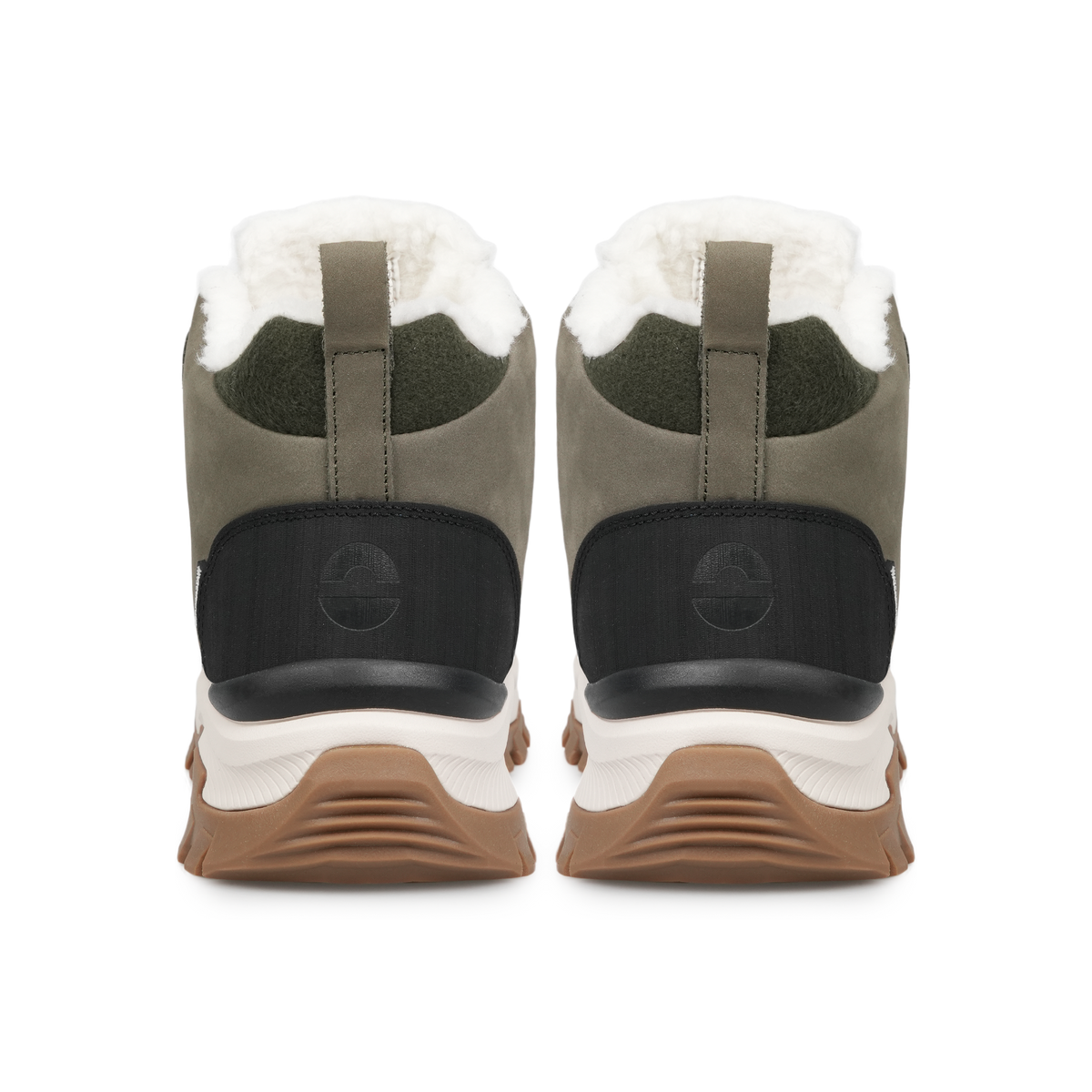 UOVO Monte Kids Khaki Green, Pair Back View