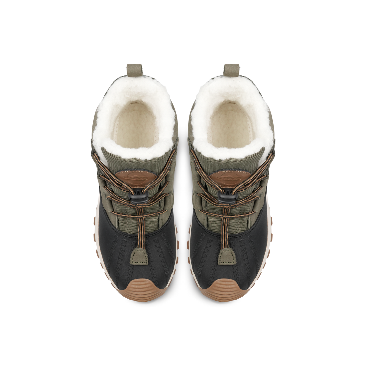 UOVO Monte Kids Khaki Green, Pair Top View