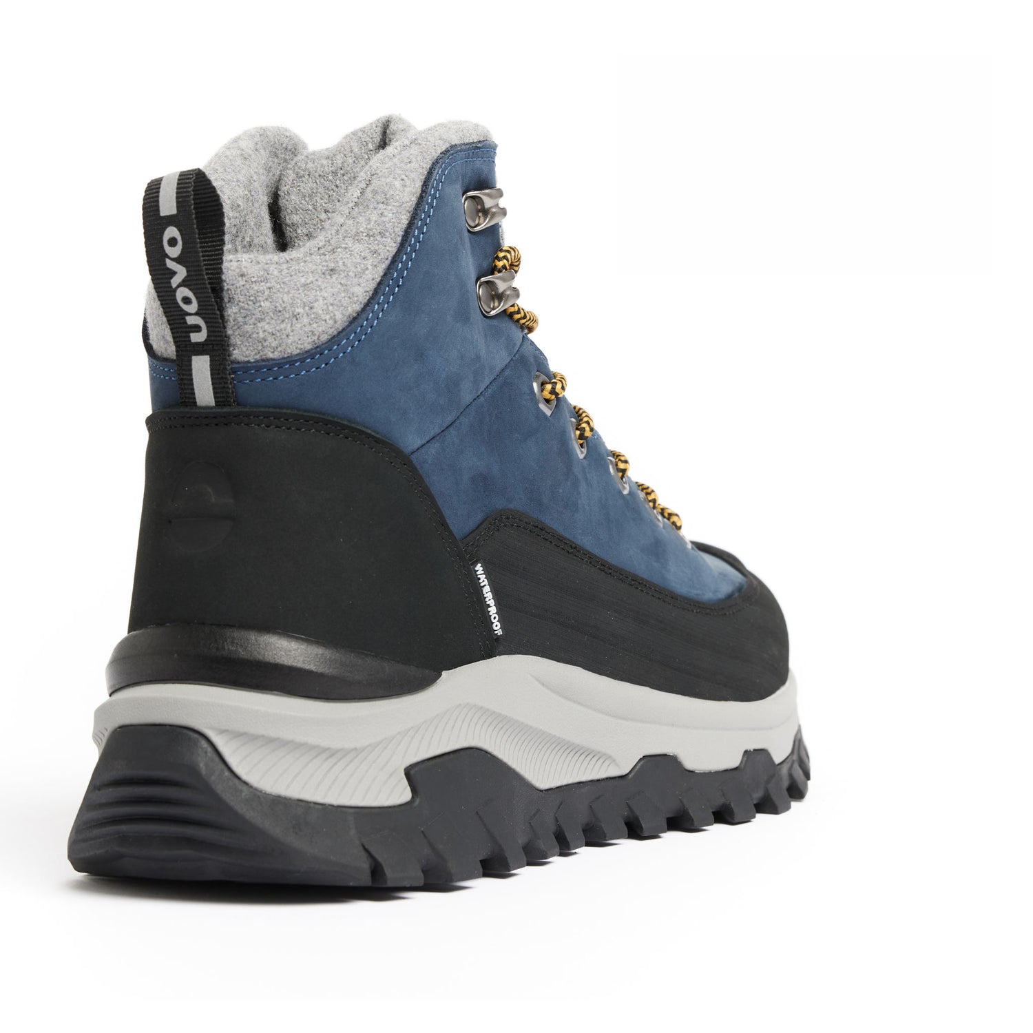 UOVO Winter Boot Cobalt Blue, heel view