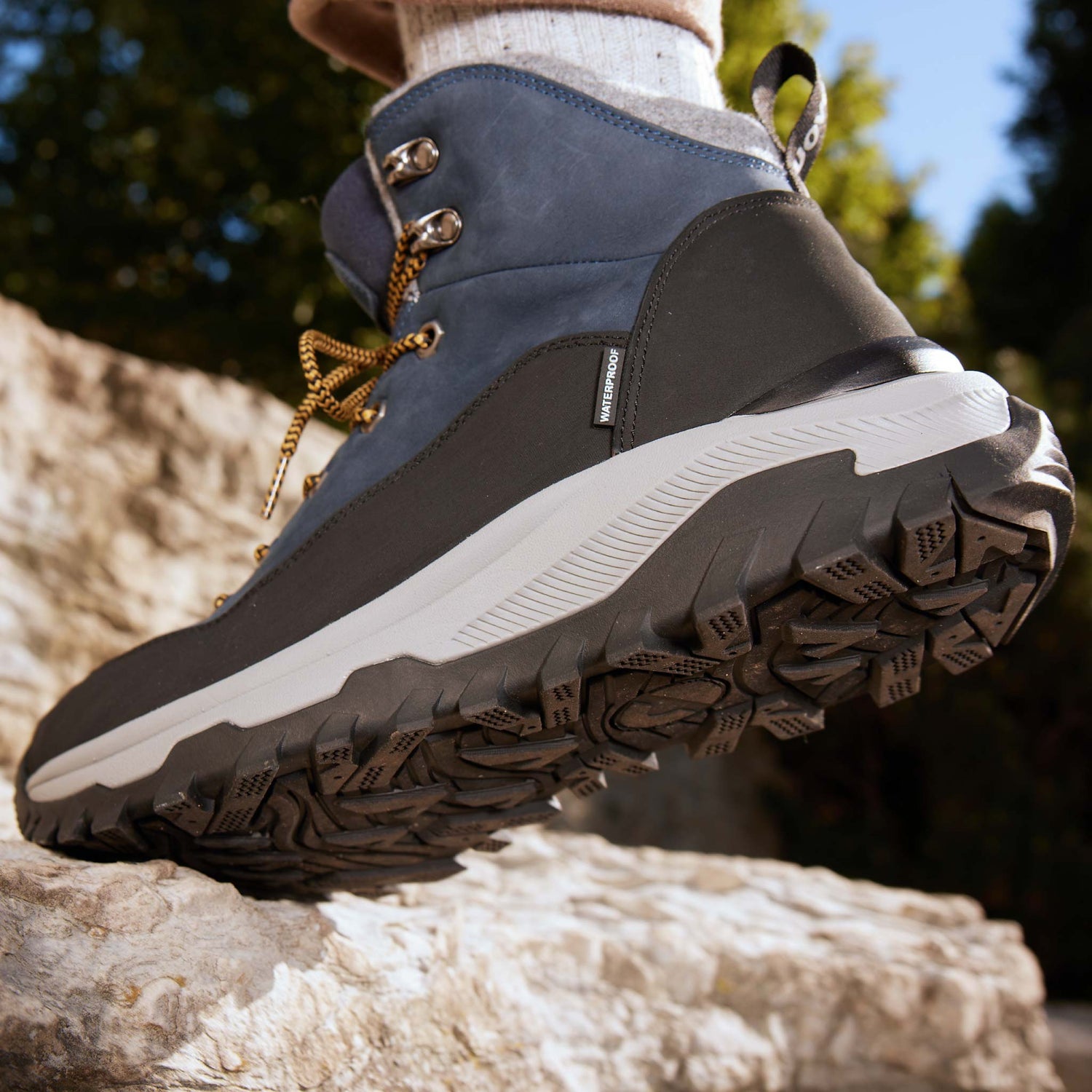 UOVO Winter Boot Cobalt Blue, lifestyle view 2