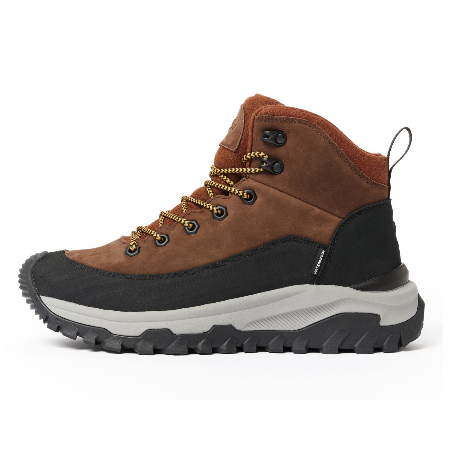UOVO Winter Boot Dark Brown, side view
