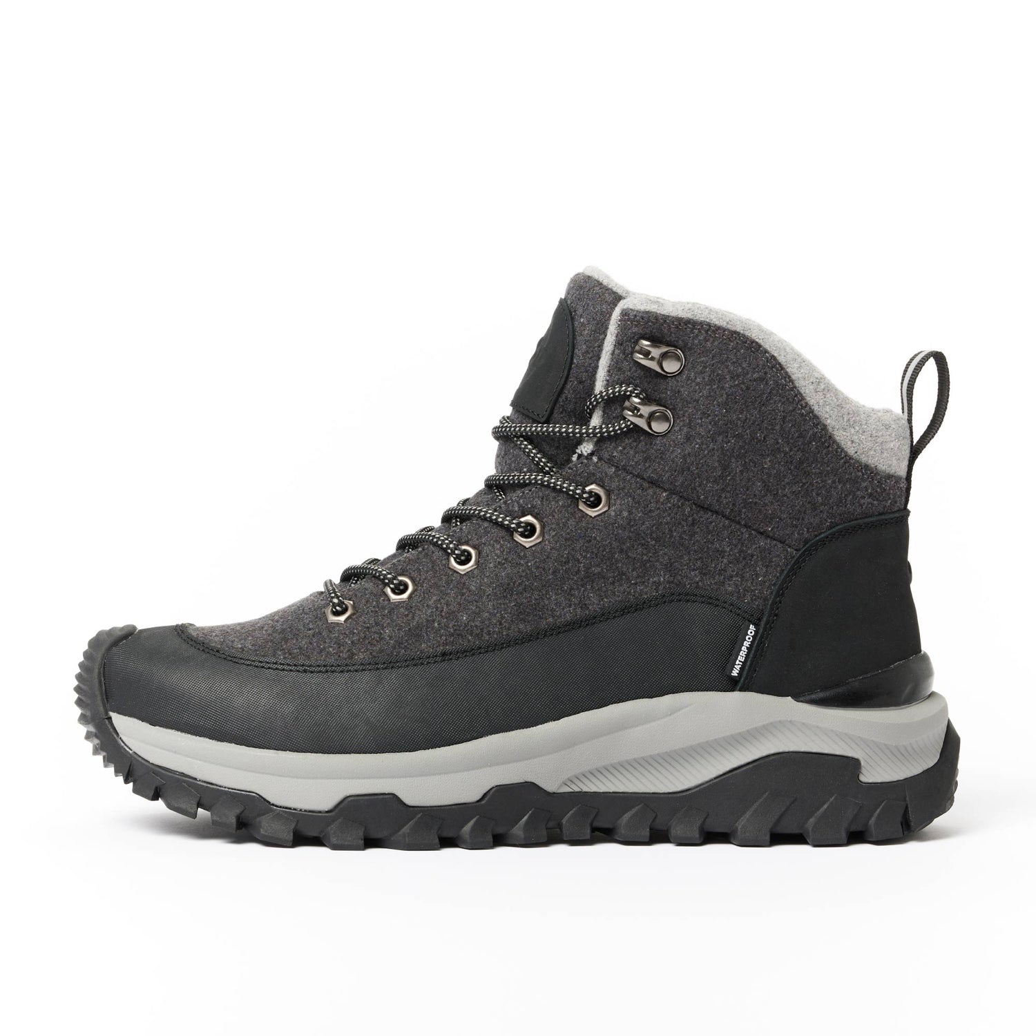 UOVO Winter Boot Gray Black, side view