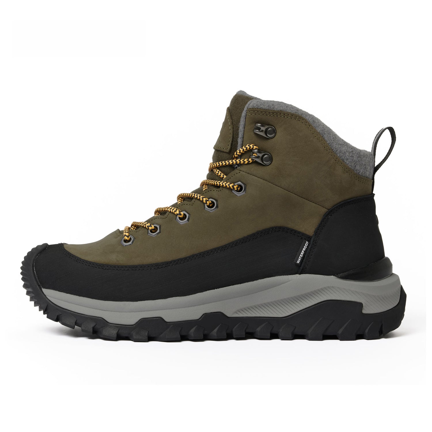 UOVO Winter Boot Moss Green, side view