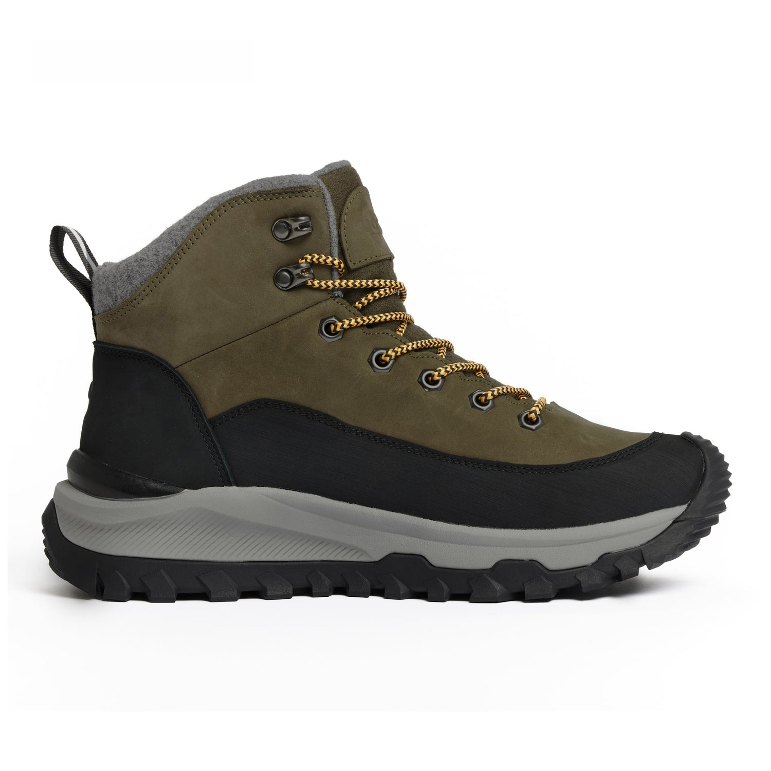UOVO Winter Boot Moss Green, side view alt