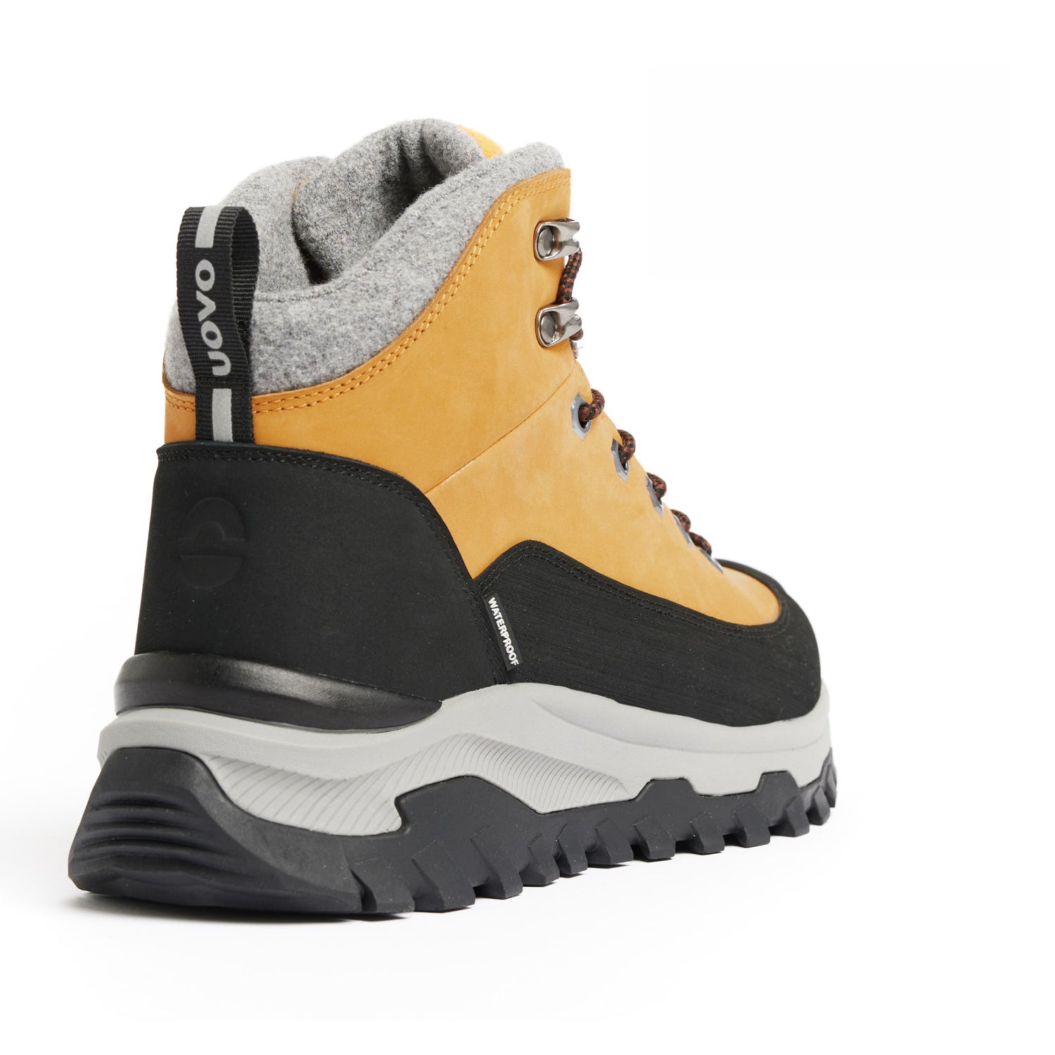 UOVO Winter Boot Wheat, heel view